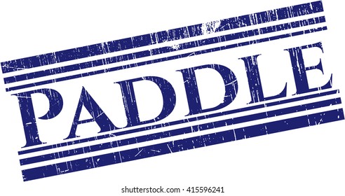Paddle rubber grunge texture seal