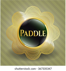 Paddle shiny badge