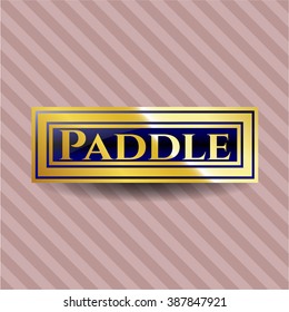 Paddle shiny emblem