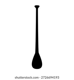 Paddle silhouette vector flat illustration design.