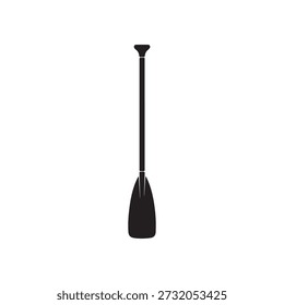 Paddle silhueta vetor design de ilustração plana
