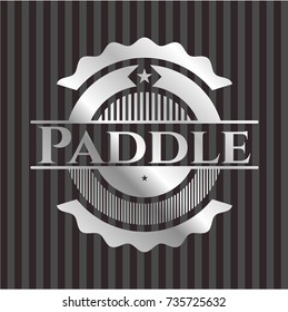 Paddle silver emblem