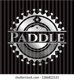 Paddle silvery badge