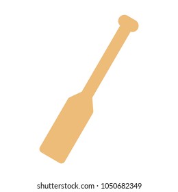 Paddle vector icon . Sport rowing, travel kayaking, activity extreme illustration