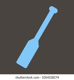 Paddle vector icon . Sport rowing, travel kayaking, activity extreme illustration