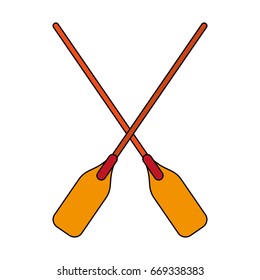 paddle vector illustration