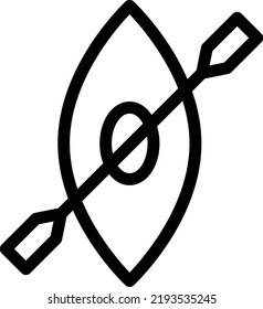 paddle Vector illustration on a transparent background.Premium quality symbols.Thin line vector      icon for concept and graphic design.