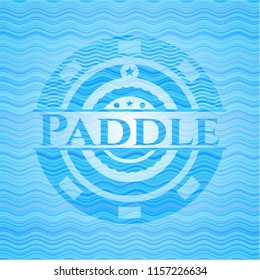 Paddle water badge.