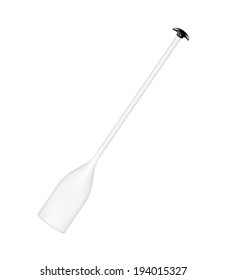 Paddle in white design 
