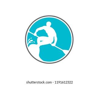 paddleboarding icon 1