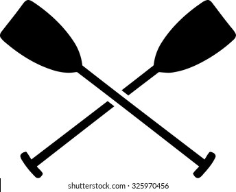 Paddles crossed