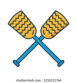 paddles. oars. canoe. 
