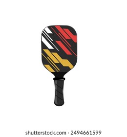 Paddles of pickleball sport design 