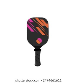 Paddles of pickleball sport design 