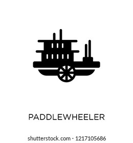 paddlewheeler icon. paddlewheeler symbol design from Transportation collection.