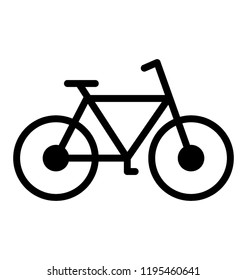 A paddling vehicle with two tires, a bicycle icon 