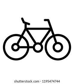 A paddling vehicle with two tires, a bicycle icon 