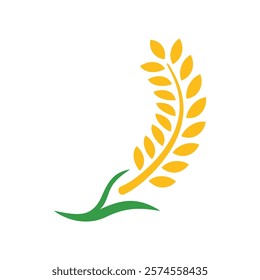 Paddy Logo Vector Icon Template Illustration