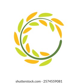 Paddy Logo Vector Icon Template Illustration