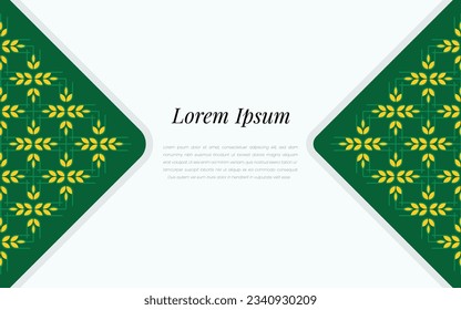 Paddy pattern wallpaper. Paddy vector with free space for text. Rice pattern.