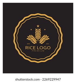 Paddy plant logo,rice grain logo,rice,natural organic farming,for business,company,agriculture,product,farm shop,agricultural equipment,rice warehouse, modern minimalist concept abstract simple vector