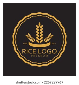 Paddy plant logo,rice grain logo,rice,natural organic farming,for business,company,agriculture,product,farm shop,agricultural equipment,rice warehouse, modern minimalist concept abstract simple vector