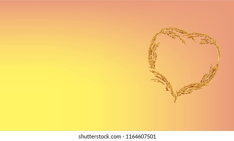 paddy rice wheat maltbarley oats seed love heart valentine design wallpaper background