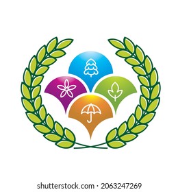 icono del vector de semillas de cáscara aislado en blanco