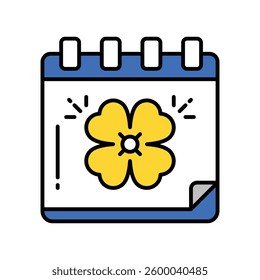 Paddy's Day  vector filled outline icon. EPS 10 file