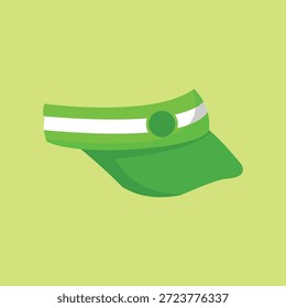 Padel equipment element flat vector design