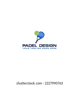 Logo de Padel en estilo moderno minimalista