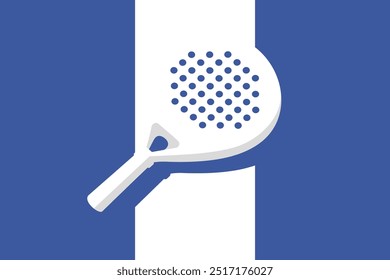 Padel logo padel Racket with ball logo design vector