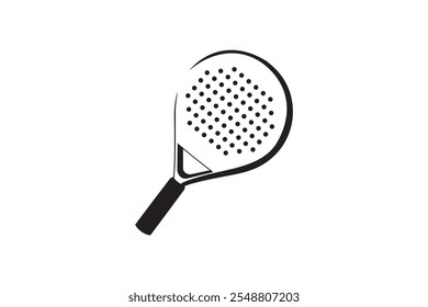 Padel logo padel Racket with ball logo design vector