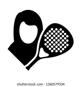 padel player symbol