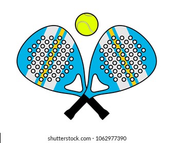 Padel racket illustration