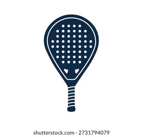 Padel Racket Silhouette, can use for Pictogram, Logo, Apps, Sport News, Website, Icon, Symbol, Sign, or Graphic Deign Element. Vector Illustration. Padel paddle sports competition, Tennis Championship