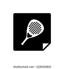 padel sport icon