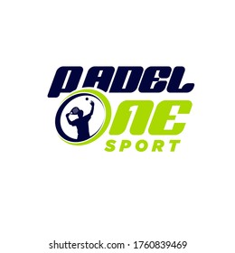 Padel Sport Logo Designs Simple Modern 