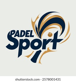 Padel Sport Logo premiun star