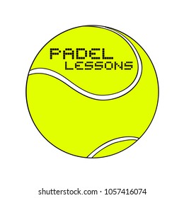 Padel Symbol Design Stock Vector (Royalty Free) 1057416074 | Shutterstock