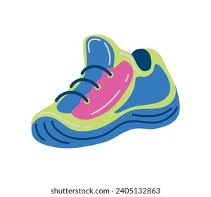 Paddel-Tennisschuh-Illustration einzeln