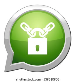 padlock with chain icon