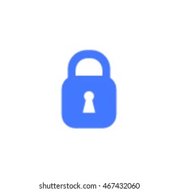 padlock in  closed position, isolated on ,Locked icons