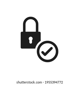 padlock conform icon sign symbol