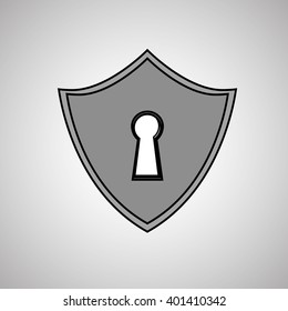 padlock design, vector illustration