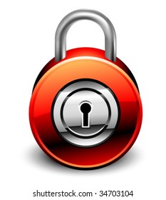 padlock detailed icon