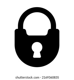 padlock Finance Related Vector Line Icon. Editable Stroke Pixel Perfect.