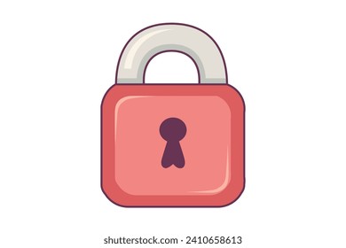 Padlock Functional Game Related Sticker