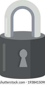 The padlock. Gate lock. Guard symbol.