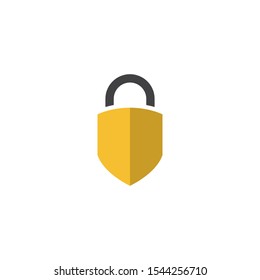 Padlock graphic design template vector isolated illustration